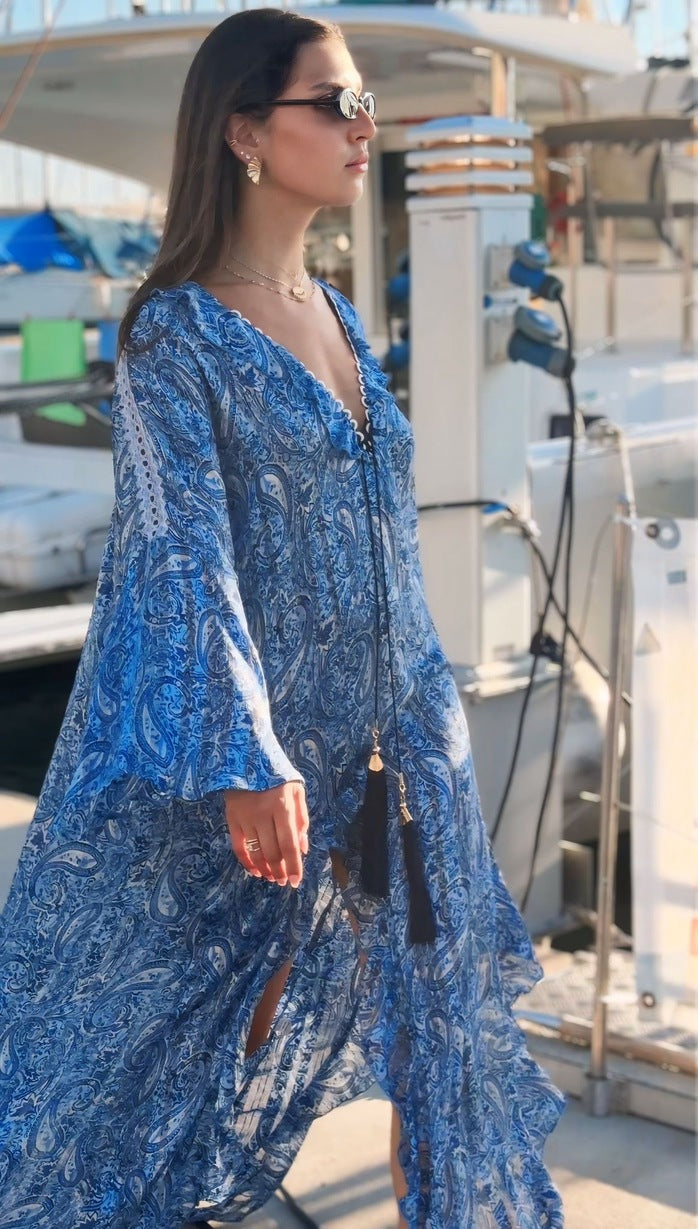 VOLAN DRESS – Blue