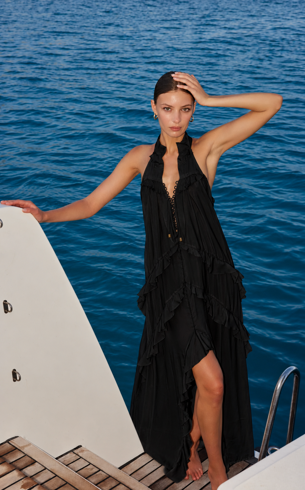 VOLANI - DRESS BLACK