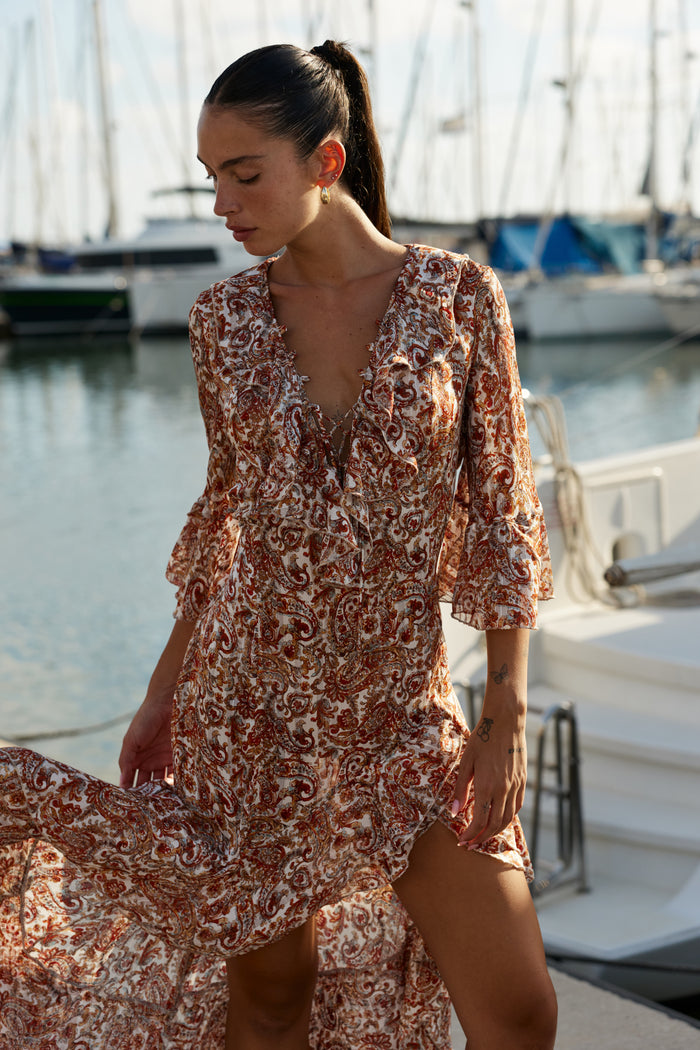 LAMBADA Dress - Print Boho