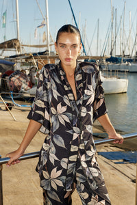 Kimono Diamond – Flower Black