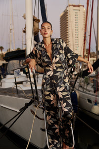 Roz Suit - Flower Black