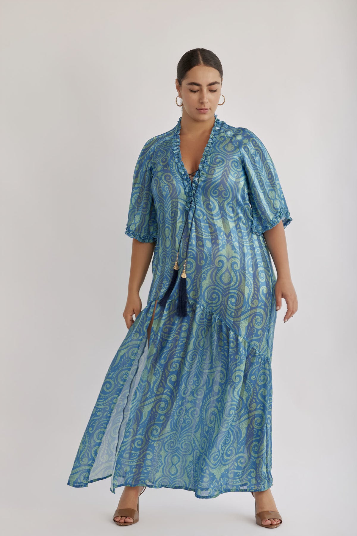 DRESS AQUA BLUE PS