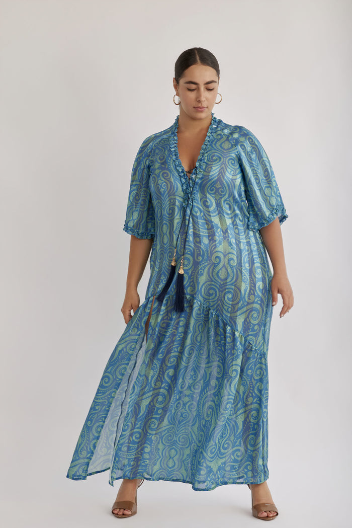 DRESS AQUA BLUE PS