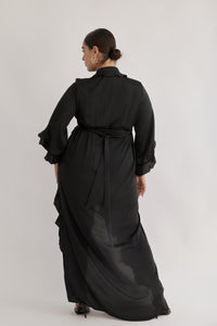 VOLANSA DRESS BLACK - PS