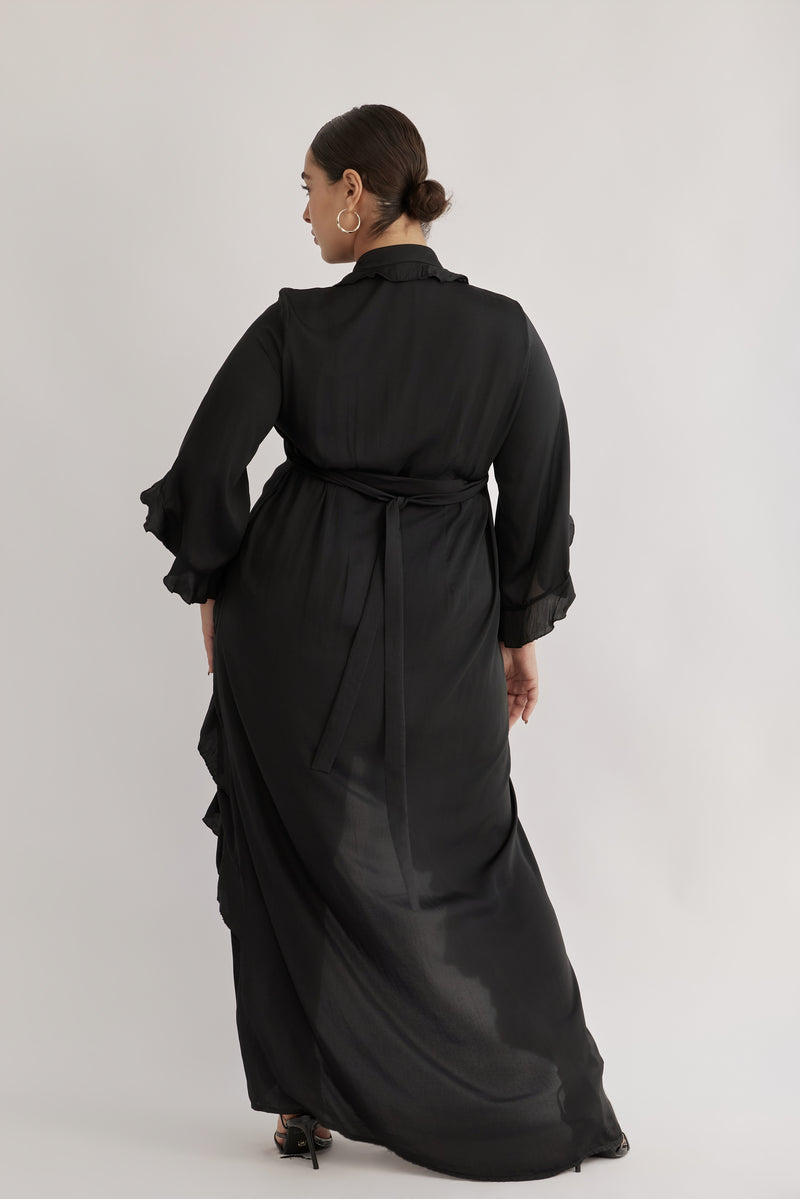 VOLANSA DRESS BLACK - PS