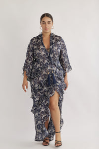 VOLANSA DRESS BLUE PS