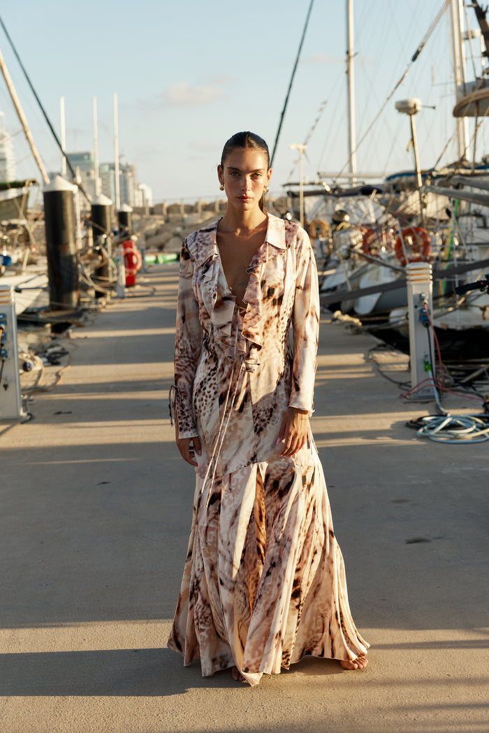 Gia Volan Dress - Cream