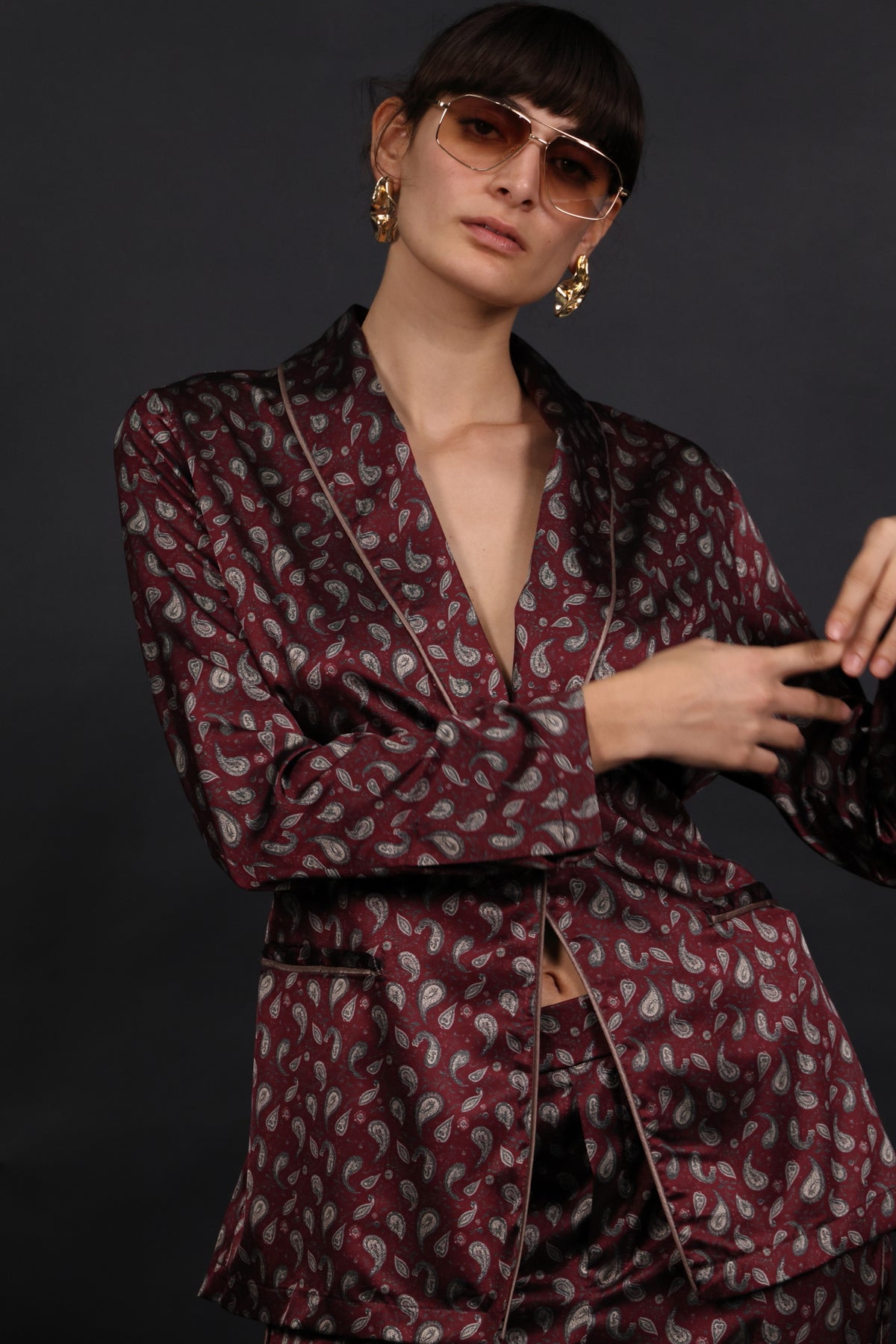 Bond Suit -  Burgundy