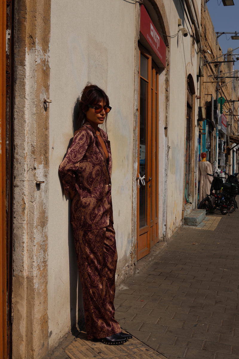 New Milos Suit - Burgundy