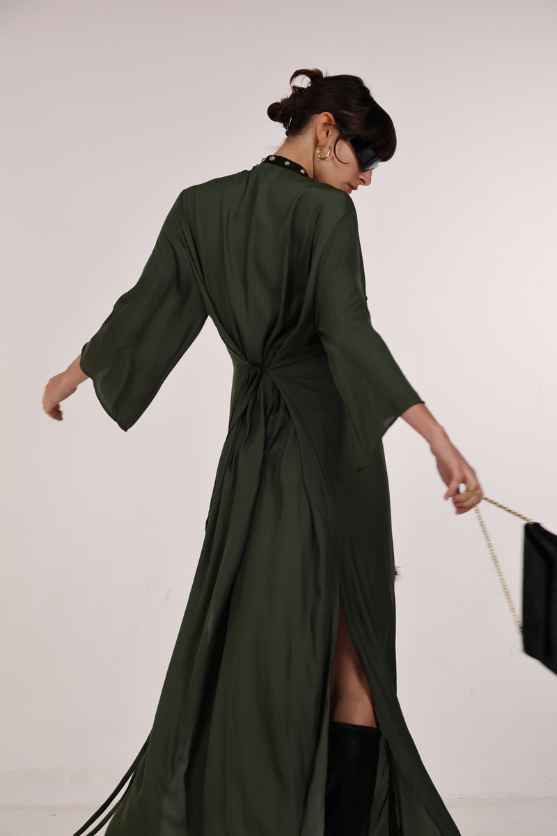 TINOS DRESS OLIVE