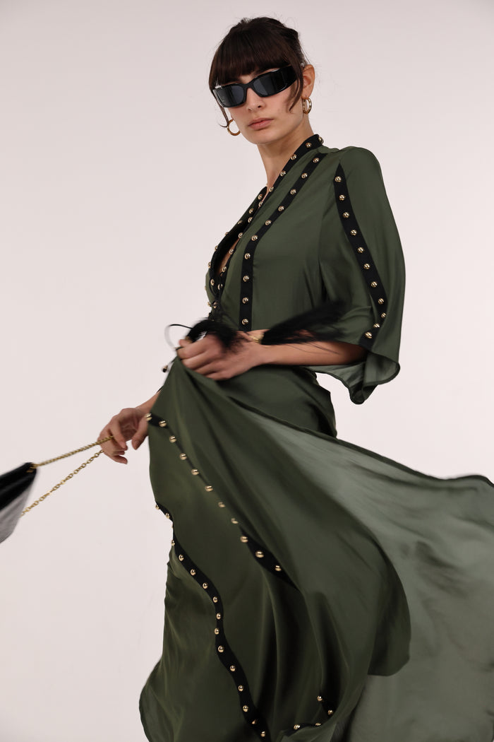 TINOS DRESS OLIVE