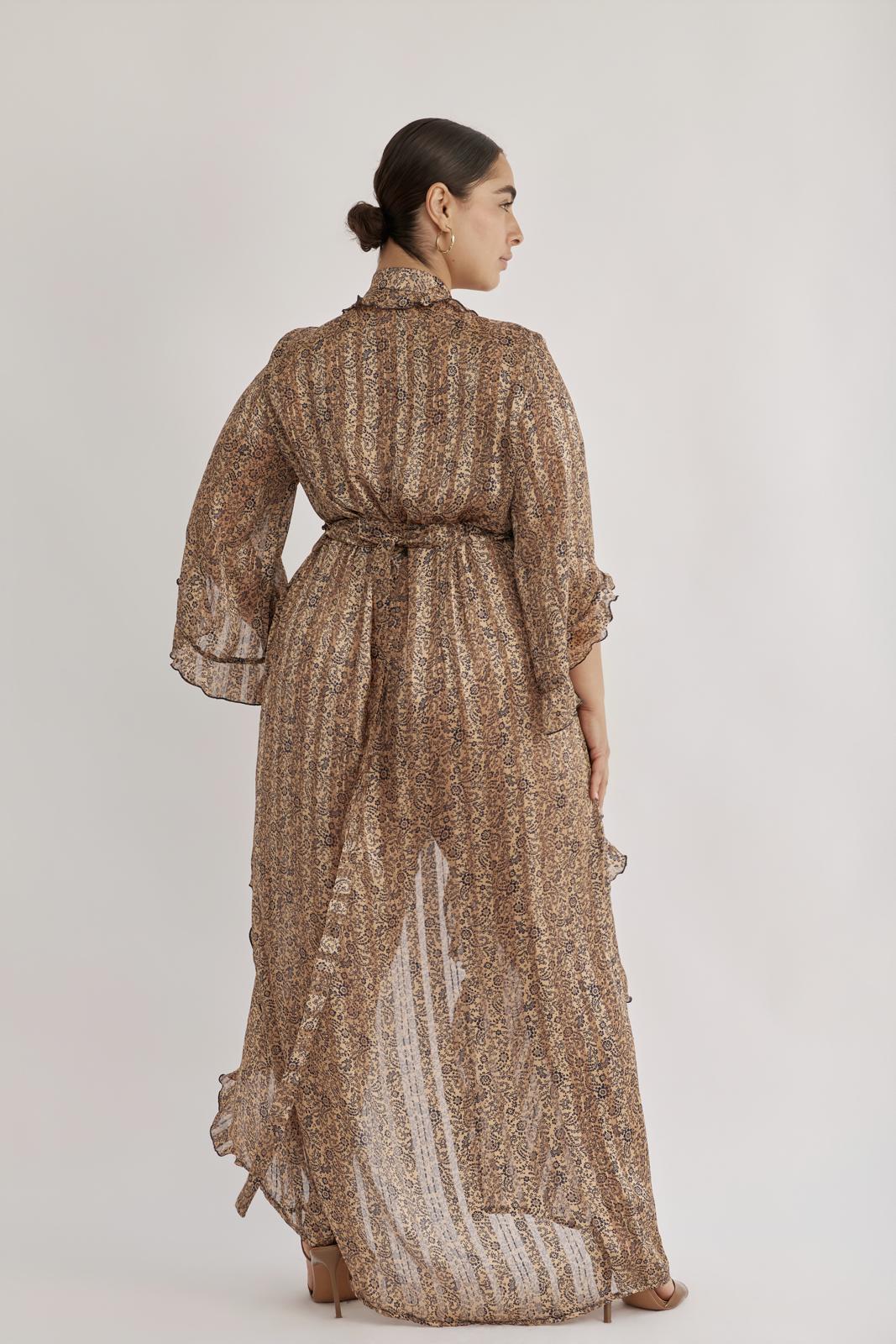 Volansa dress Brown - PS
