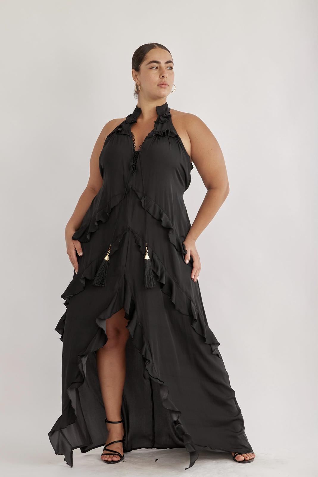 Volano dress Black - PS