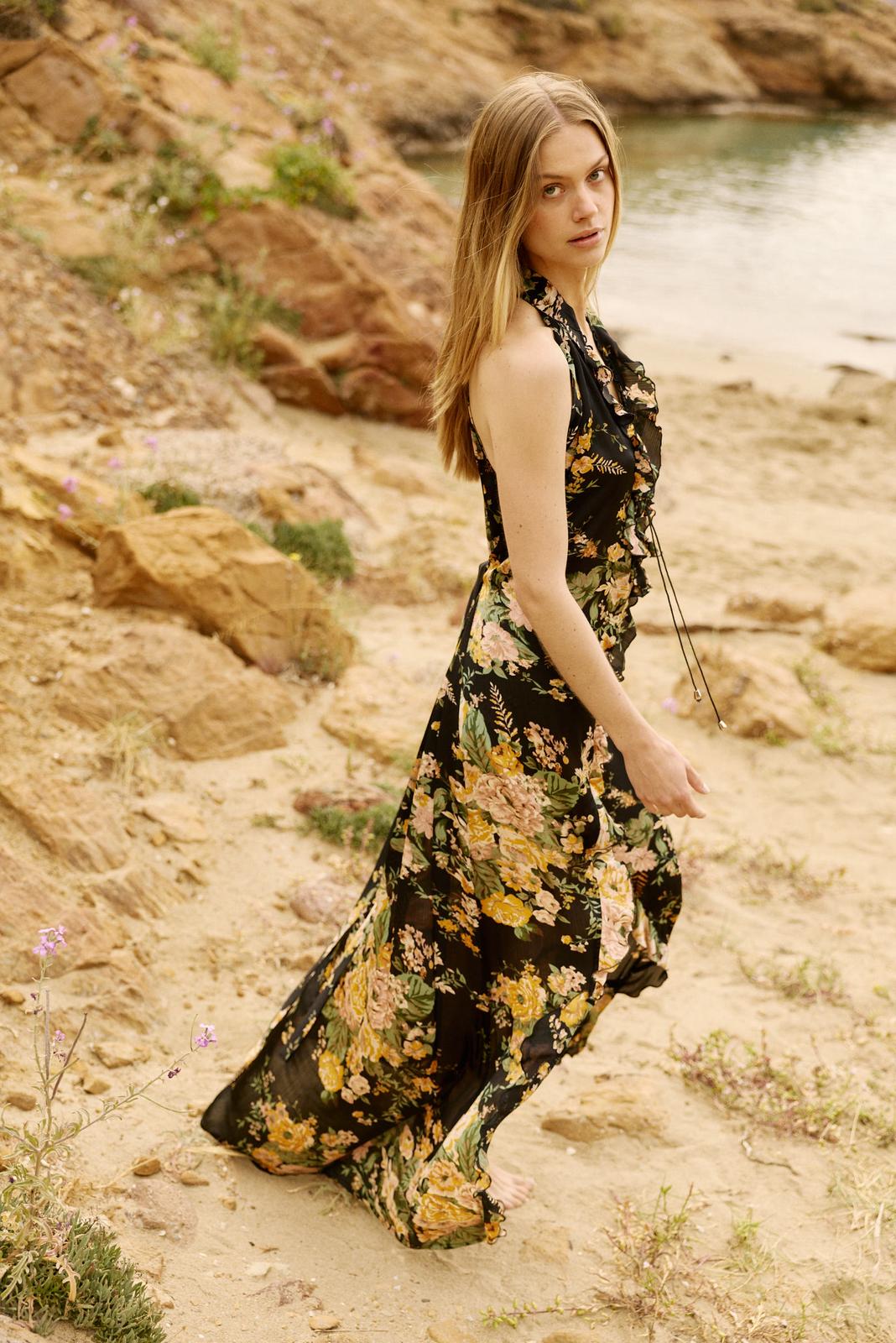 Lilit dress - Black floral