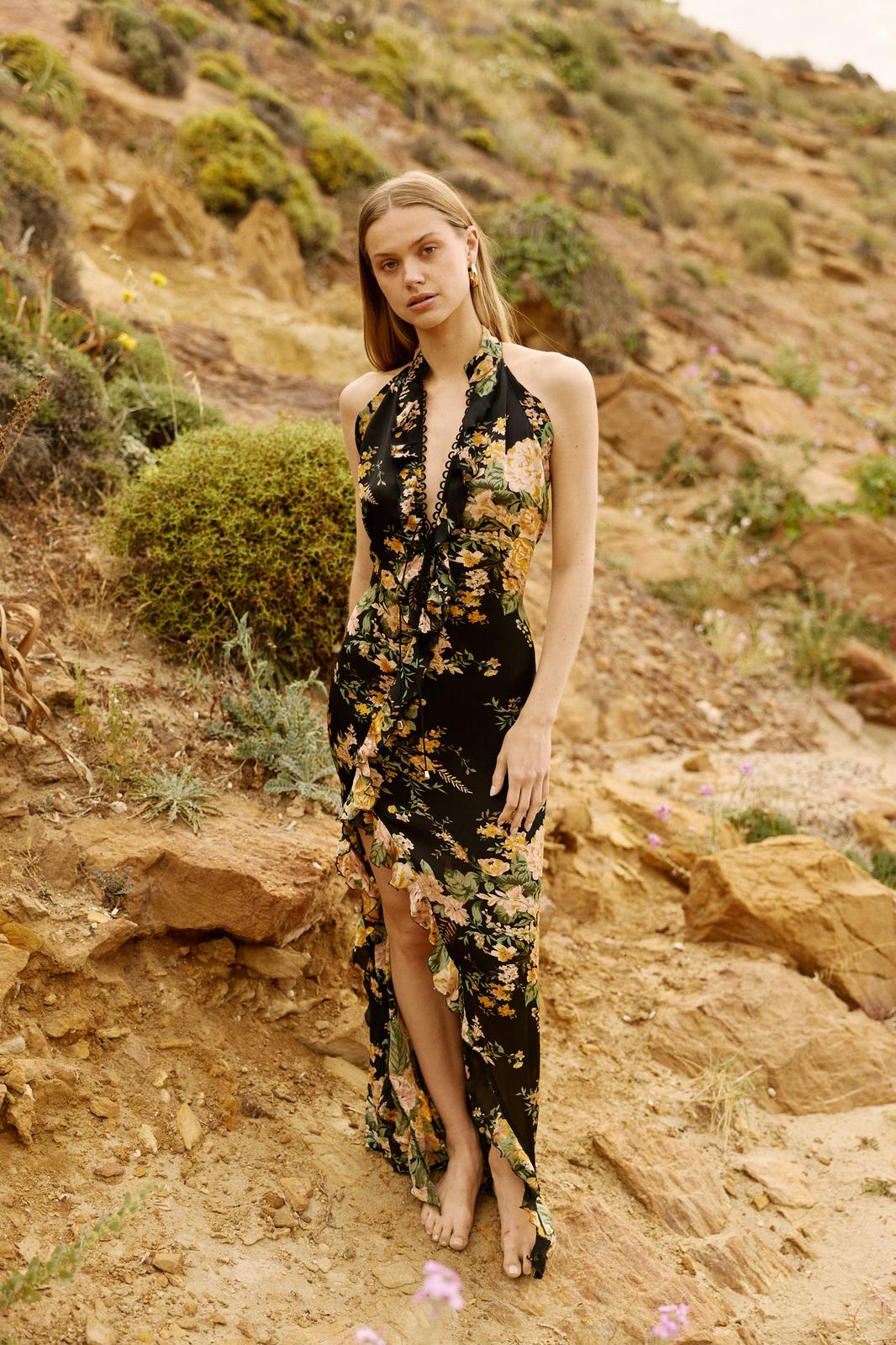 Lilit dress - Black floral