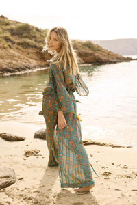 EN Jumpsuit Green Print