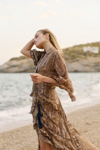 Volansa dress Brown
