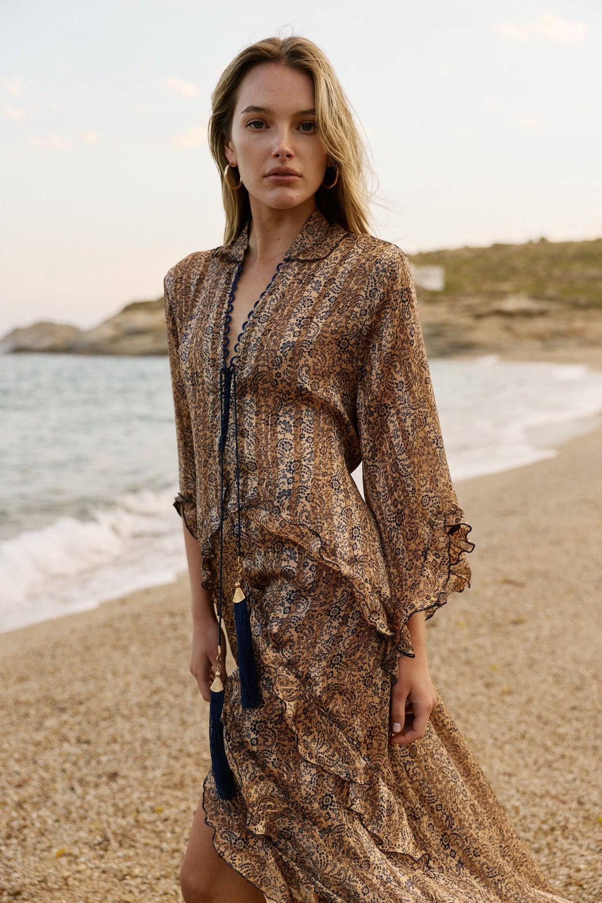 Volansa dress Brown