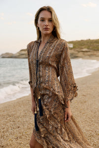 Volansa dress Brown