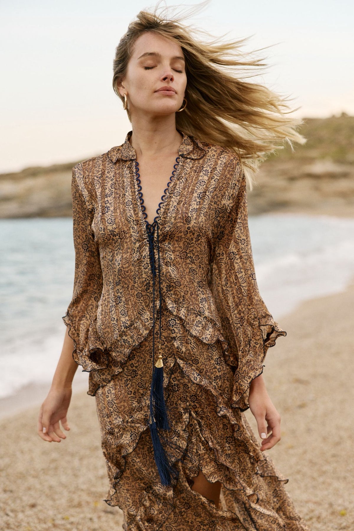Volansa dress Brown
