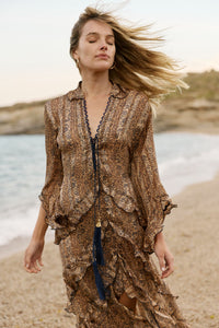 Volansa dress Brown