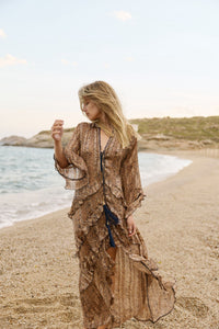 Volansa dress Brown