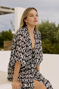 Dori dress Black & White