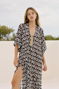 Dori dress Black & White