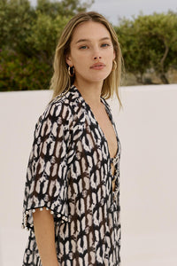 Dori dress Black & White