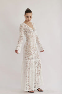 LIA DRESS – White lace