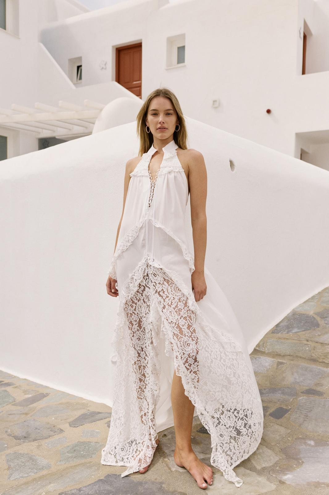 VOLANO LACE WHITE BRIDAL