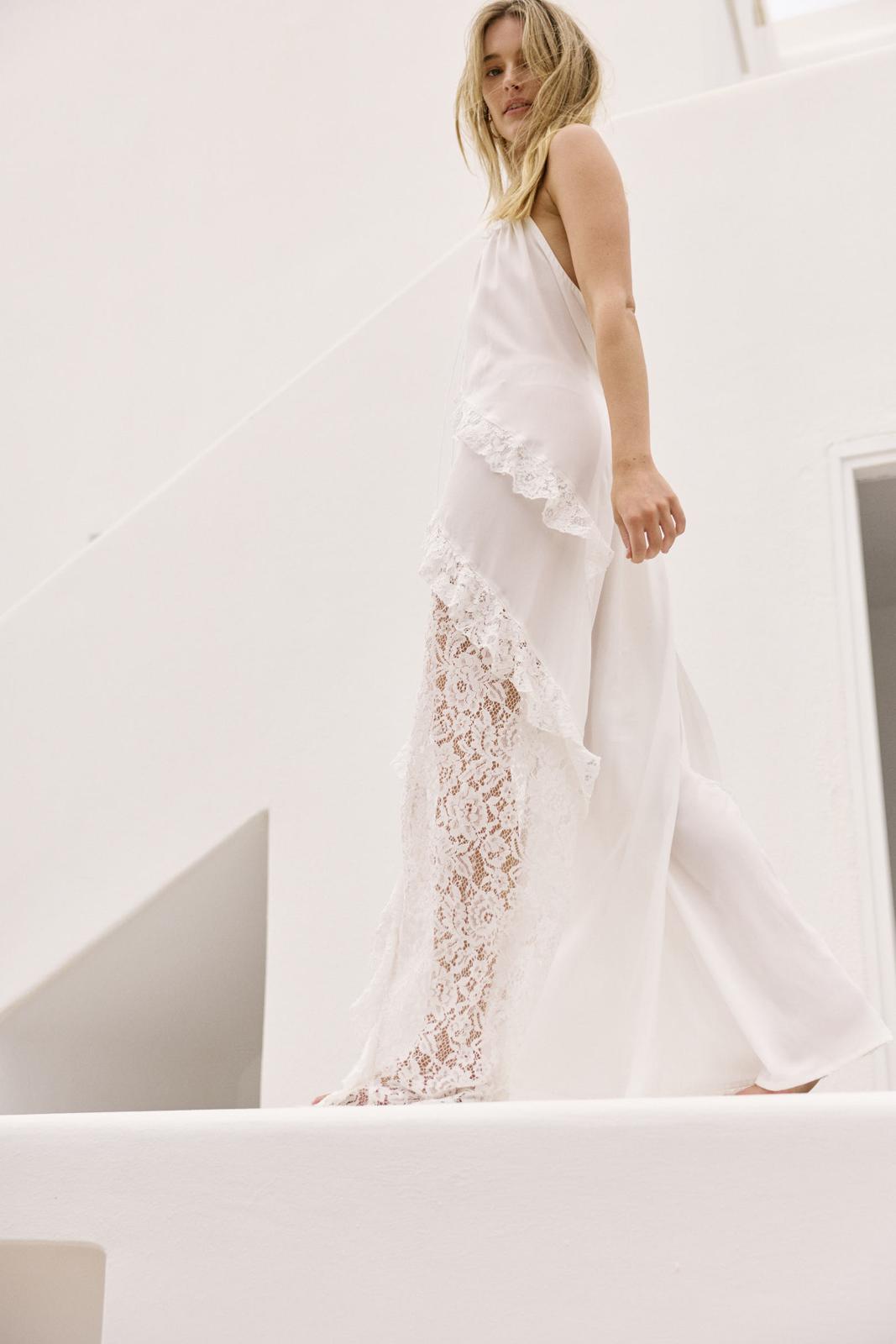 VOLANO LACE WHITE BRIDAL