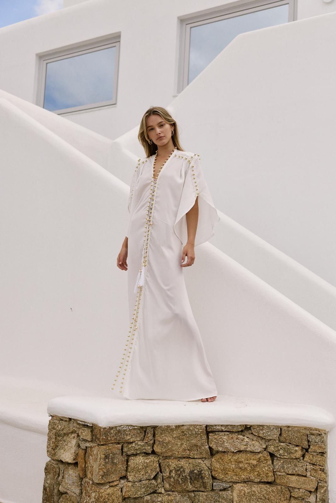 MYKONOS DRESS - WHITE