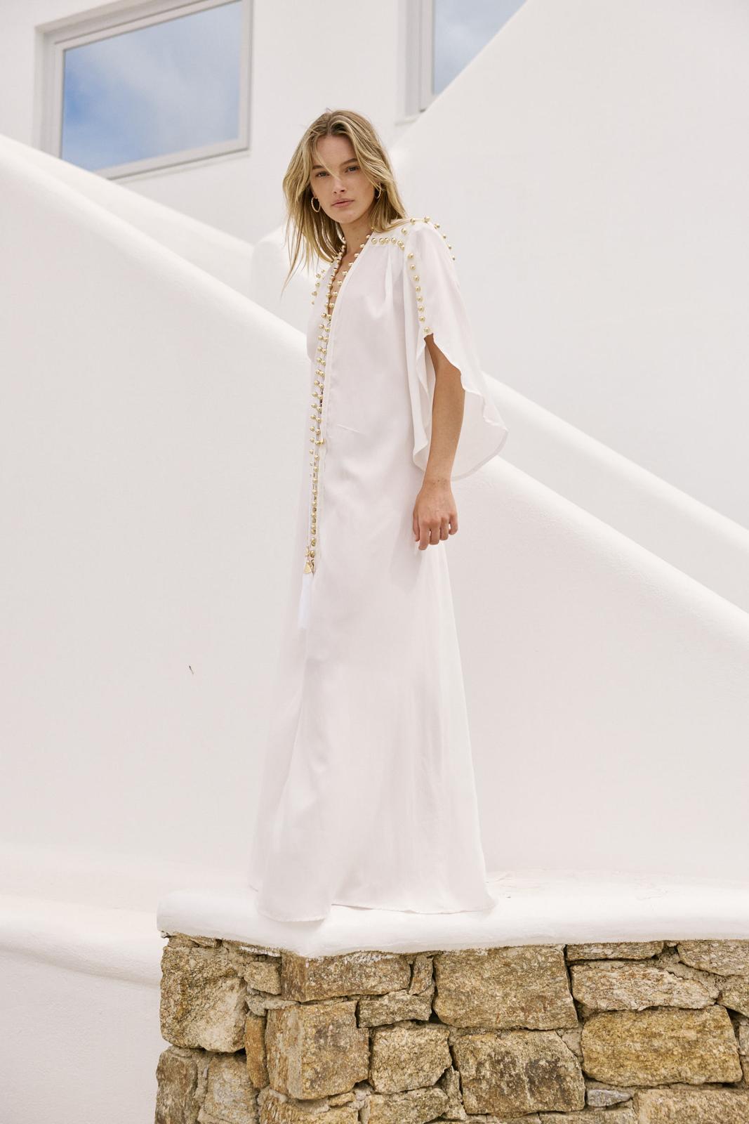 MYKONOS DRESS - WHITE