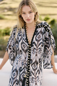 Mykonos Dress Black & White