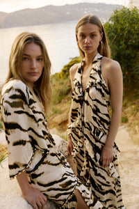 Volano dress Tiger