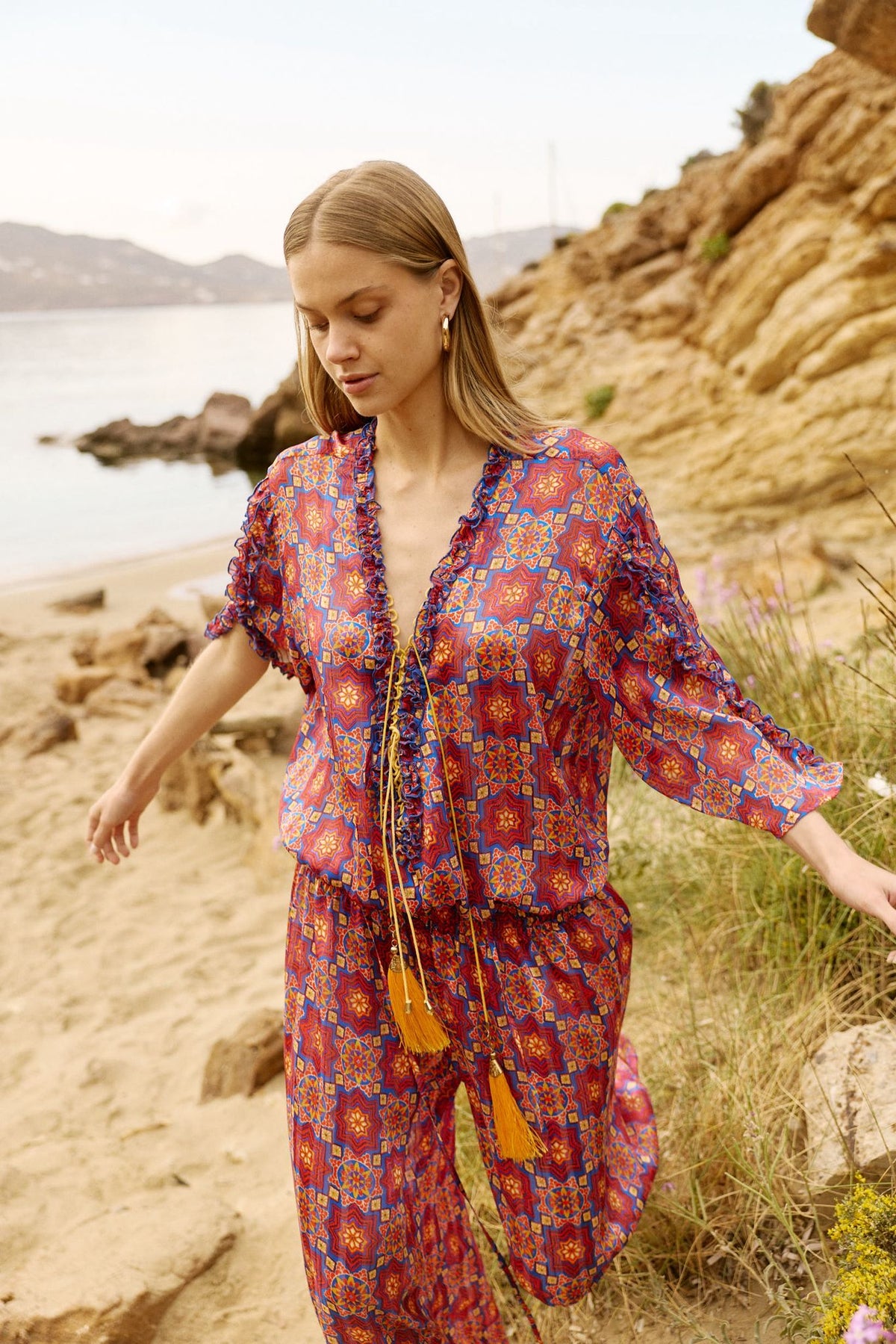 EN Jumpsuit Pink floral