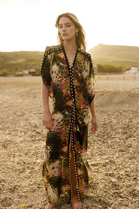 MYKONOS DRESS COLORFUL TIGER