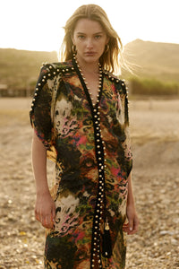 MYKONOS DRESS COLORFUL TIGER