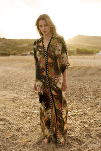 MYKONOS DRESS COLORFUL TIGER