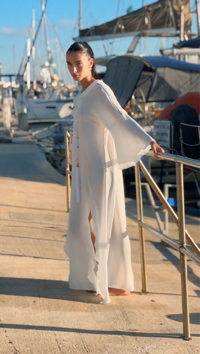 VOLAN DRESS – White