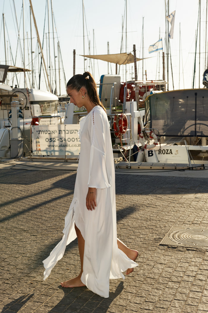 VOLAN DRESS – White